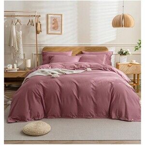 JELLYMONI California King Duvet Cover Set - 100% Washed Cotton Linen